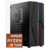 PRESTIGIO Gamer, Ryzen 5 7600, RX7800XT/16GB, 32GB DDR5, SSD 1TB, WIFI, FDOS (PSGR576D32S1T78XTN)