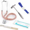 Set pre študentov Basic, lososová farba (Fonenondoskop Rappaport + Neurologické kladivko + Škrtidlo + Diagnostické svetelné pero + EKG pravítko)