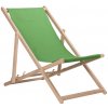 ATMOWOOD Drevené záhradné ležadlo zelené