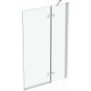 Ideal Standard i.Life Vaňová zástena, dvojdielna, 100 cm, pravá, silver bright/číre sklo T4886EO