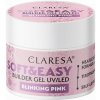 Claresa Soft&Easy stavebný gél blikajúci ružový 90g