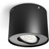 Philips myLiving - Bodové svietidlo, priemer 10 cm, 2700 K, 4,5 W, stmievateľné, čierna 915004934901