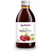Berries BIO Malinová šťava 100% 250 ml