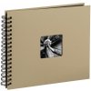 HAMA 113681 album klasický špirálový FINE ART 28x24 cm, 50 strán, taupe