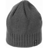 Zimná pletená čiapka Finmark, WINTER HAT tmavo sivá,čierna, UNI