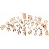 Woodcraft Drevené 3D puzzle Nábytok