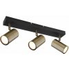 GLOBO 57911-3M ROBBY stropné bodové svietidlo/spot 3xGU10 čierna, mosadz
