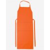 Cg Workwear Verona Dlhá pracovná zástera s trakmi 01146-01 Orange 90 x 75 cm