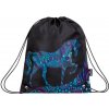 Bagmaster Školský vak na prezuvky SHOES GEN 20 A PINK/BLACK/VIOLET/BLUE