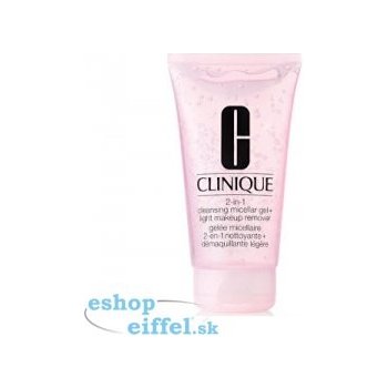 Clinique Čistiaci micelárny gél 2-in-1 ( Cleansing Micellar Gel+ Light  Makeup Remover) 150 ml od 16,5 € - Heureka.sk