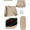 Béžová crossbody kabelka Peterson s deleným vnútrom | Elegantná a praktická