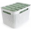 Rotho Úložný box s rúčkami BRISEN 16 l, 36 x 26,2 x 21 cm, biely