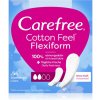 Carefree Cotton Flexiform slipové vložky bez parfumácie 56 ks