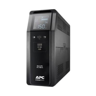 APC Back UPS Pro BR 1600VA (960W) čierna / Záložný zdroj / Sinewave / 8 zásuviek / AVR / LCD (BR1600SI)