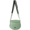 DIANA dámska crossbody koženková kabelka Svetlo zelená