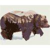 Maľovanie podľa čísel – Medveď, 50 × 40 cm, bez rámu a bez napnutia plátna 8596530009603