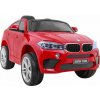 RAMIZ ELEKTRICKÉ AUTÍČKO BMW X6 - LAKOVANÉ - ČERVENÉ - MOTOR 2X45W - BATÉRIA - 2 x 6V/7Ah - 2026