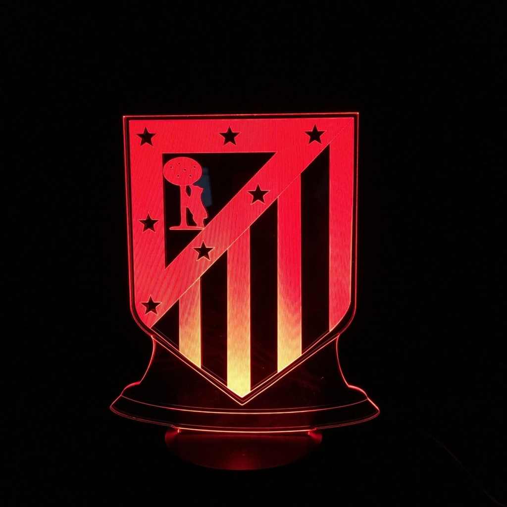 Beling Detská lampa, Club Atlético de Madrid , 7 farebná QS468