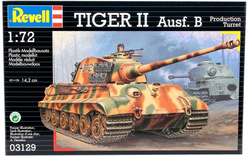 Revell 03129 model tanku ModelKit tank 03129 Tiger II Ausf. B 1:72 od 18,78  € - Heureka.sk