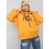 Sweatshirt-EM-BL-651/3.39X-dark yellow horčicová S ex moda 2016103046546