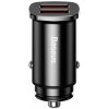 Baseus CCALL-DS01 Square Nabíjačka do Autá 2xUSB QC3.0 30W Black