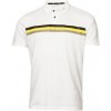 Pánske golfové tričko Calvin Klein Parker L Biela/Žltá