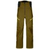 Ortovox 3L GUARDIAN SHELL PANTS M green moss S; Hnědá kalhoty