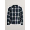 Gant Checked Flannel Bd Shirt Navy