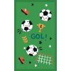 Detský bavlnený uterák s futbalovým motívom – GOAL Šírka: 30 cm | Dĺžka: 50 cm