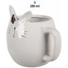 Clayre & Eef Biely porcelánový hrnček v tvare zajačika Rabbit - 13*10*11 cm / 350 ml - Clayre & Eef