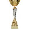 DEMI SPORT Športová trofej Pohár 9256 Farba - hlavná: Zlatá, Farba - doplnková: Strieborná, Veľkosť trofej: B - 32 cm