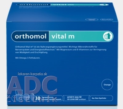 Orthomol VITAL M granulát+kapsuly+tabliety 30 denných dávok