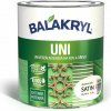 BALAKRYL UNI SATIN vodou riediteľná ekologická farba na drevo a kov 0.7 kg RAL 9016 dopravná biela