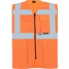 KORNTEX HI-VIS KXMF BERLIN / Reflexná multifunkčná vesta - orange XL