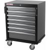 Dielenský vozík na náradie PROFI, 7 zásuviek, sivý - TGC1307WA