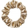 MURU Úzka Saténová Scrunchie gumička - Zlatá Lesklá