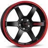 BORBET DB8GT2 hliníkové disky 8,5x19 5x112 ET45 black matt rim red