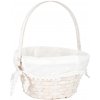 Veľkonočný košík na vajíčka - biely