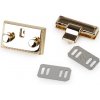 Sada zapínania na tašku 34x36 mm - 1 sada 2 starozlatá