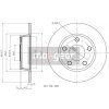 Brzdový kotúč VW zadný A6 1.8-3 QUATTRO 8908410 MAXGEAR