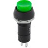 XTREME Tlačidlový spínač 230V okrúhly zelený PRK0011D
