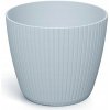 Kvetináč plast sivý Prosperplast 13,8 cm x 13,8 x 11,5 cm
