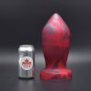Topped Toys Deep Space 140 Forge Red, prémiový silikónový análny kolík 25 x 11,4 cm