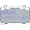 DELPHI Sada brzdových platničiek kotúčovej brzdy LP3547