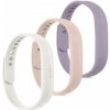 3x Náramok kwmobile Fitbit Flex 2 bílá, růžová, fialová