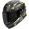 Moto přilba SCORPION GT EXO-GT SP AIR AUGUSTA matná černo/šedo/fluo žlutá - Velikosti XXL