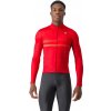Castelli Collapse LS, Red Castelli/ Goldenrod/ Orange rust Veľkosť: 3XL Pánsky cyklistický dres do mierne chladných podmienok