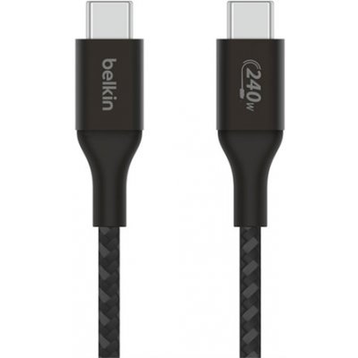 Belkin kábel Boost Charge USB-C to USB-C 2m 240W - Black CAB015bt2MBK