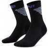 CEP Core Run Edt. Vertical Socks Mid Cut men Vysoké ponožky pánské Barva: black/lime&purple, Velikost: IV