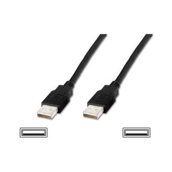 Digitus AK-300101-050-S USB A/samec na A/samec, černý, Měď, 5m